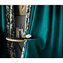 Jacquard golden velvet curtain fabric