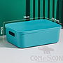 Blue Storage Box with Cover-20.5*28*9.5 CM,PP