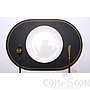 Placemat With Gold Border，PU，30*45 CM