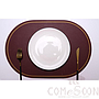 Placemat With Gold Border，PU，30*45 CM