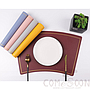 Placemat With Gold Border，PU，29*50 CM