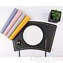 Placemat With Gold Border，PU，29*50 CM
