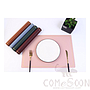 Placemat With Gold Border，PU ，L30*W45 CM