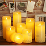 LED Candle-0.5W，D10*30 cm，3*AAA Battery