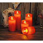 LED Candle-0.5W，D7.5*12.5 cm，3*AAA Battery