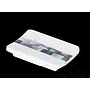 I1-Ink black shell soap dish B, Resin+shell, 102*70*22mm