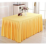 Table Skirting(150*45+75cm)-Golden yellow
