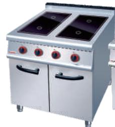 4-Burner Induction cooker 700×700×（850+70)mm

