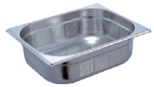 GN1/2*4.0 Euro style-Closely Perforated S/S Gastronom Pan