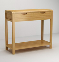 Solid wood console table