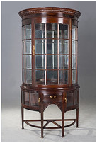 Semi-circular wine cooler