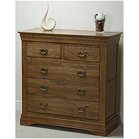 Yongyi new antique solid wood oak SHA06 wide five pumping cabinet