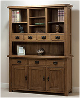 Solid wood furniture display cabinet