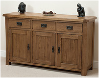 Solid wood furniture sideboard