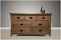 Solid wood furniture 3+4 cabinet
