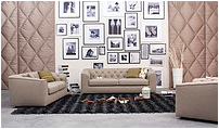 Fabric sofa