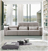 Fabric sofa