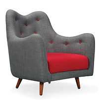 Solid wood high quality leisure hotel living room dining room European pastoral simple style sofa 566