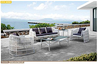 Row of five-piece sofa