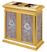 Outdoor Trash Can, SS201, L630 * W310 * H700mm