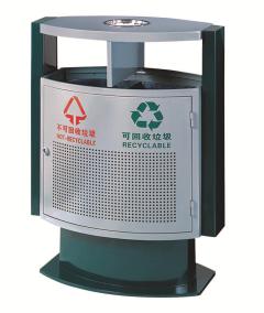 Outdoor Trash Can, Stoving Varnish, L670 * W380 * H960mm