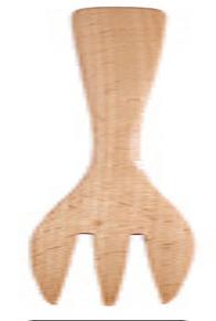 Wooden Table Fork 18.5CM