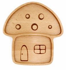 Kids House Wood Tray 23cm
