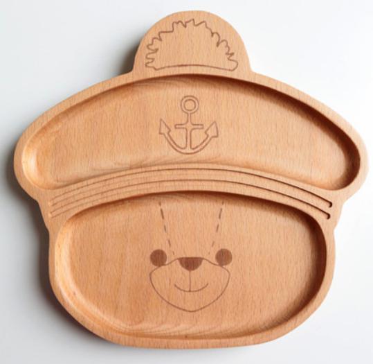 Kids Wood Tray 19cm