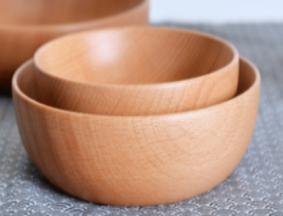 Beech Flat Soup Bowl D12.5CM