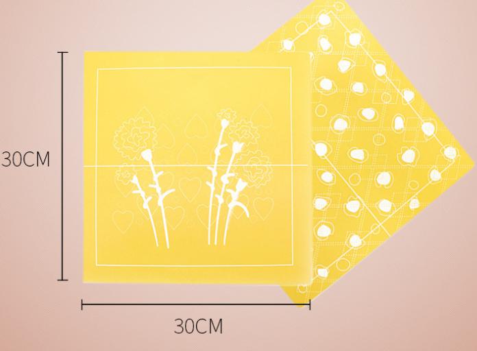 Silica Gel Mat, 30*30cm, Yellow