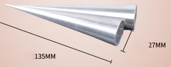 Croissant pipe