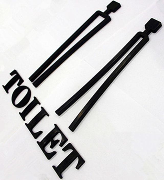 Toilet Sign,ABS,L30*W20cm