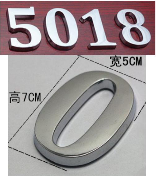 Replaceable Letters And Numbers,ABS,5*7cm