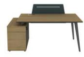 Single Staff Table1600*600*1050mm