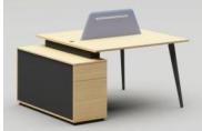 Two-person Staff Table1450*1200*1050mm