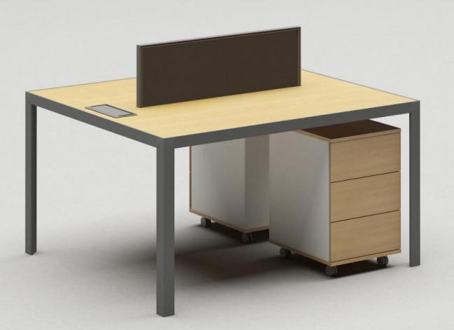 Two-person Staff Table1400*1200*1050mm
