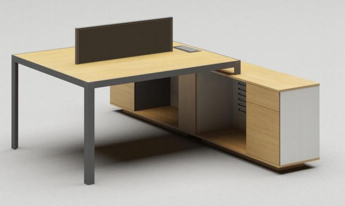 Two-person Staff Table1500*2400*1050mm