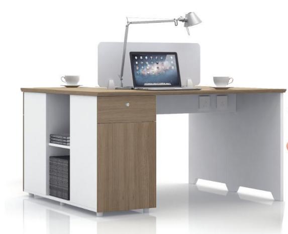 Two-person Staff Table1400*1200*1050mm