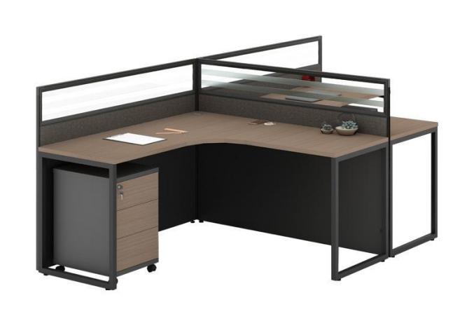 Two-person Staff Table With Screen2830*1430*1100mm