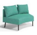 Curved Double Seat Sofa B1280*780*760mm