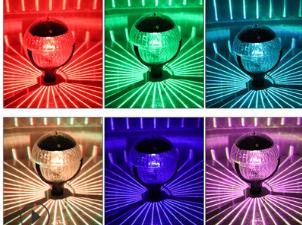 Solar Garden Light-Warm Yellow Light