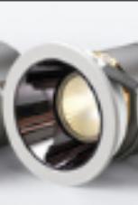 Wall washer-3000k-gun black cup 5W opening 55mm-Mid-range configuration