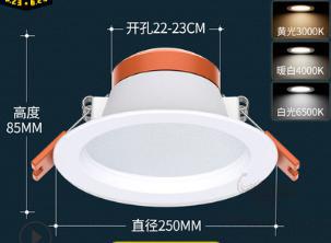 Recessed Downlights-8 inch 24W-3000k