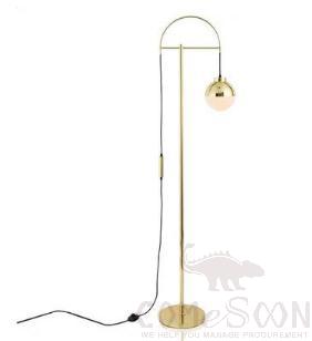 Floor lamp-imitation gold 1.8 meters
