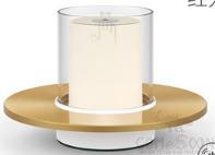 Table lamp-full copper and gold touch version