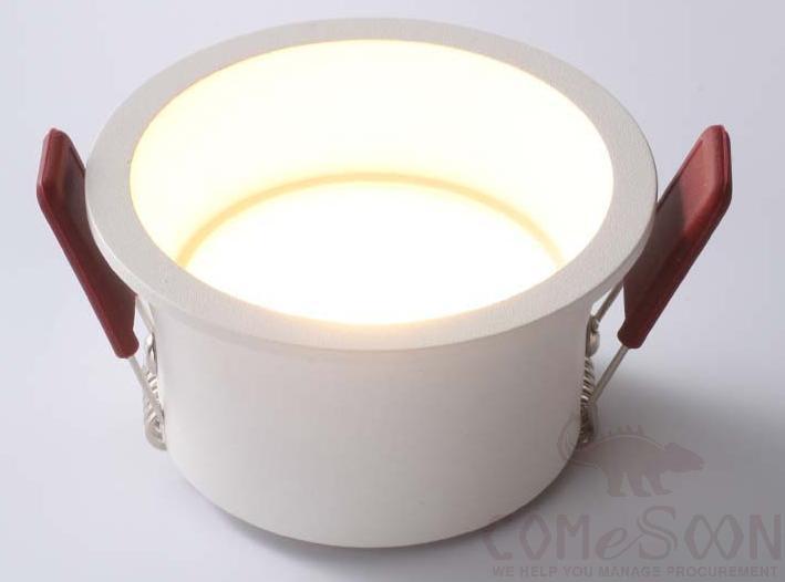 White shell downlight-6500k-purui 7w