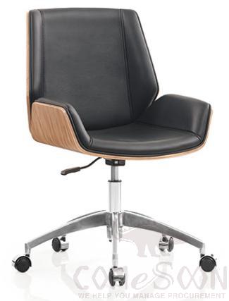 Office Chair-60MM PU wheel shockproof silent black wheel