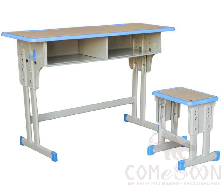 School Desks And Chairs,Plastic+Mdf+Iron