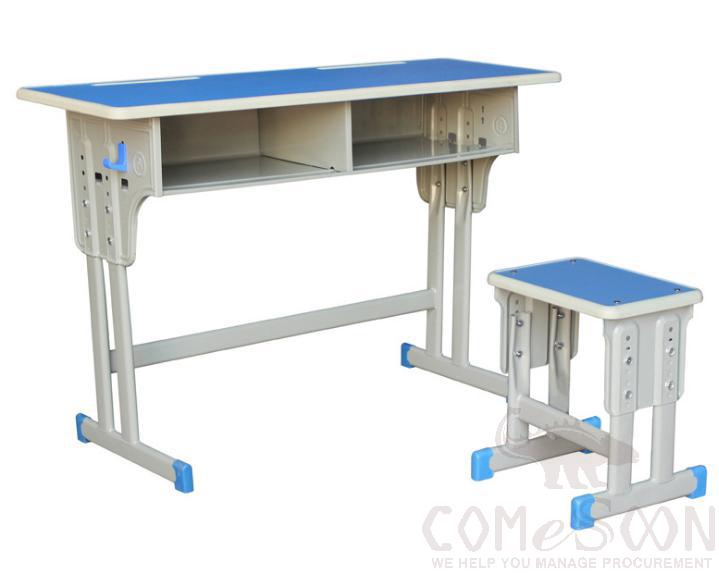 School Desks And Chairs,Plastic+Mdf+Iron