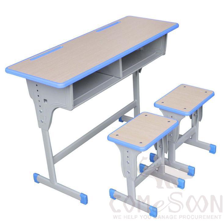School Desks And Chairs,Plastic+Mdf+Iron